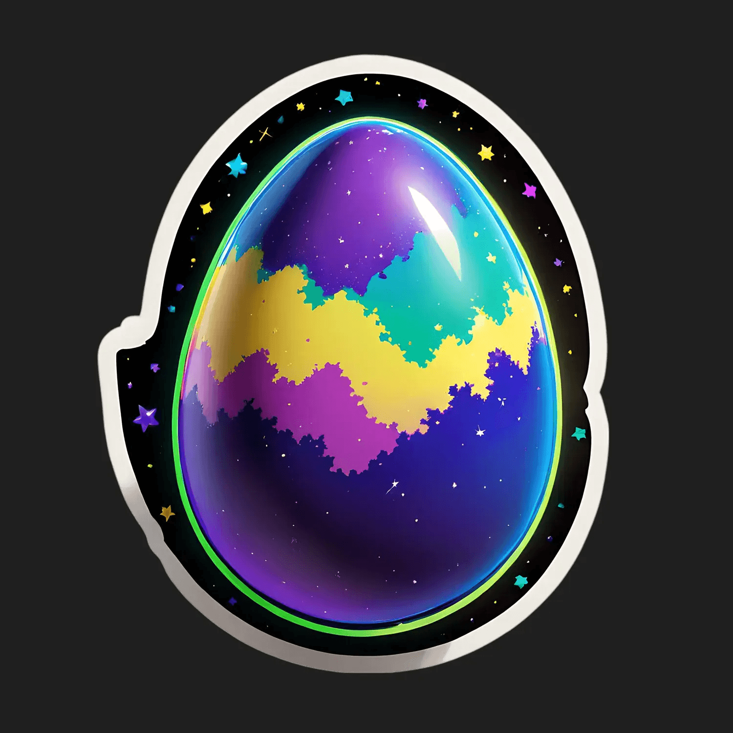 Galactic Dream - Cosmic Sticker - Heat Press Transfer