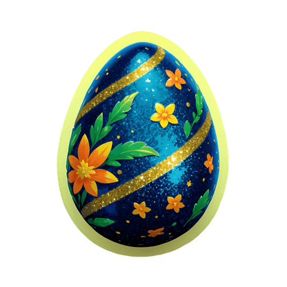 Galactic Easter Egg - Sticker - Heat Press Transfer