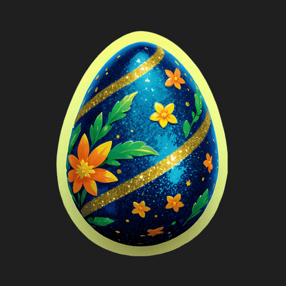 Galactic Easter Egg - Sticker - Heat Press Transfer