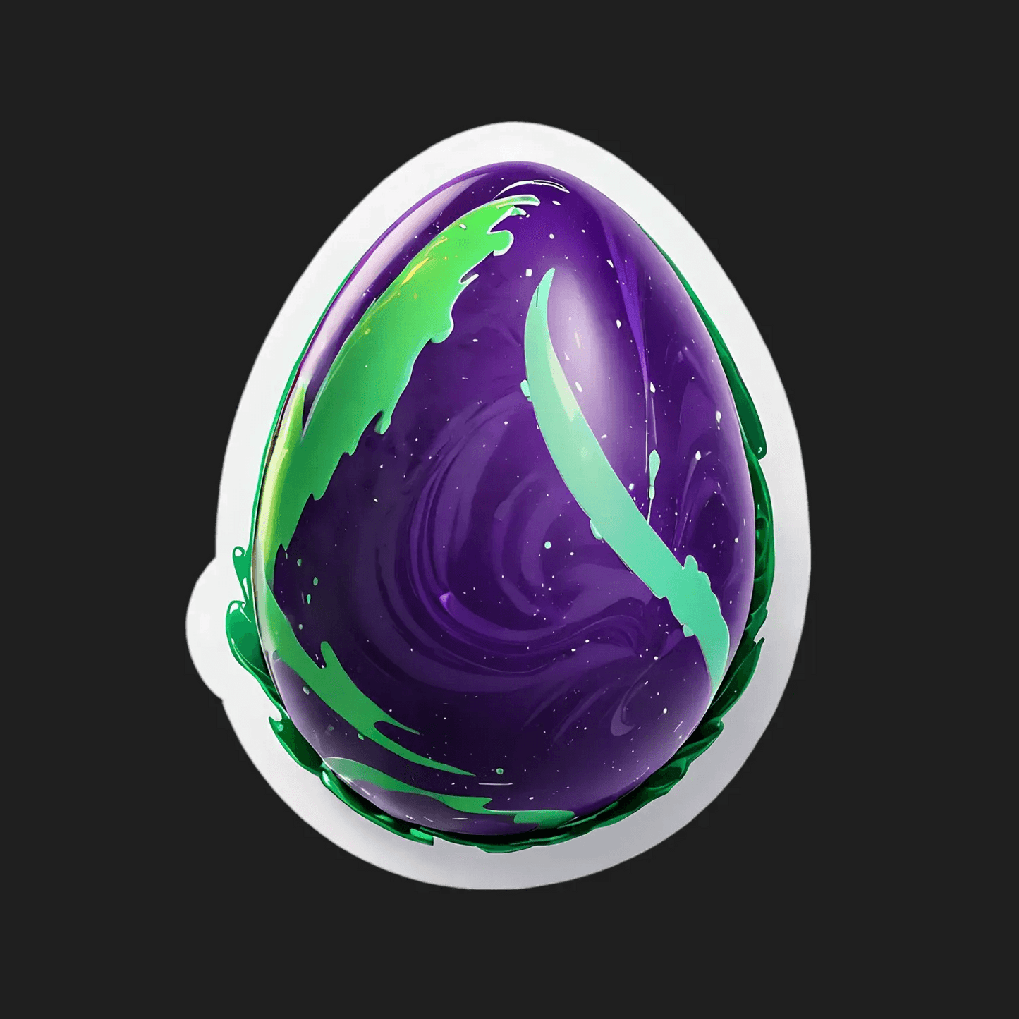 Galaxy Swirl - Colorful Sticker - Heat Press Transfer