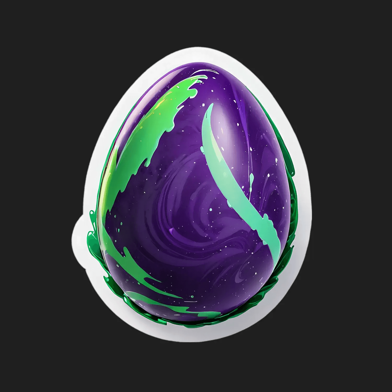 Galaxy Swirl - Colorful Sticker - Heat Press Transfer