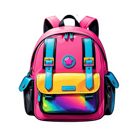 Galaxy Backpack - Sticker - Heat Press Transfer