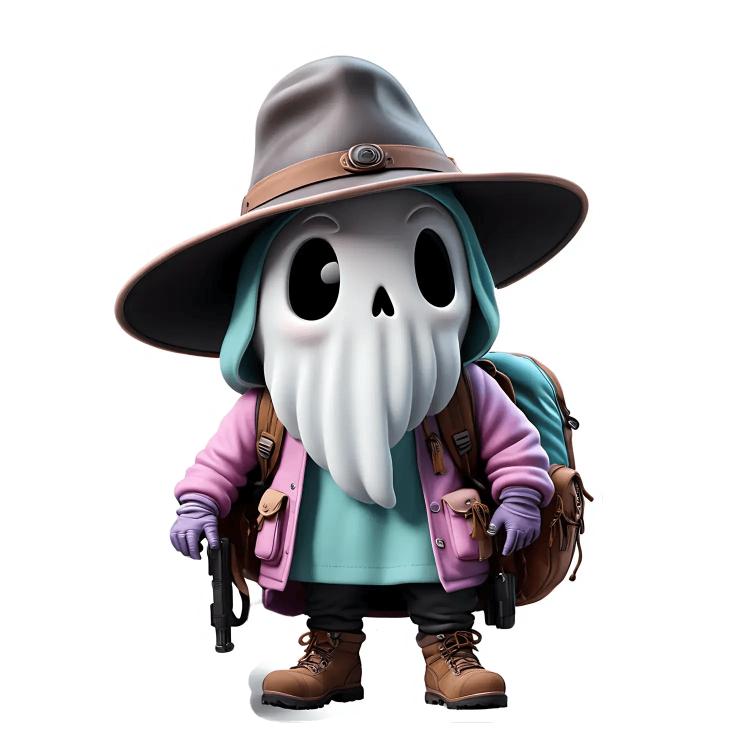 Ghost Explorer - Sticker - Heat Press Transfer