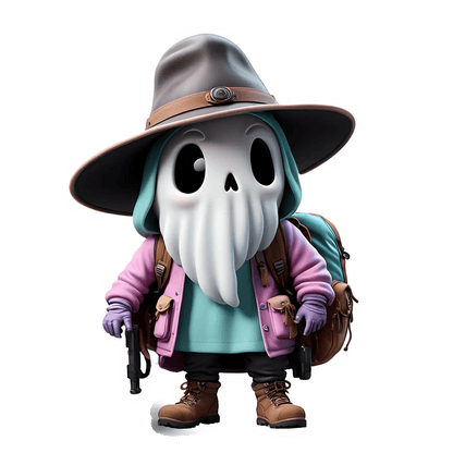 Ghost Explorer - Sticker - Heat Press Transfer
