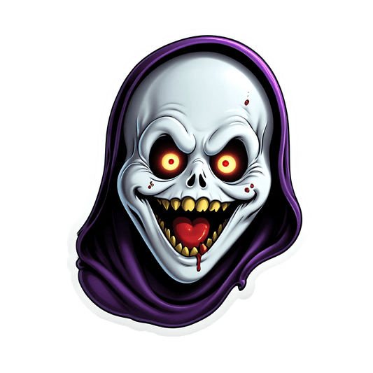 Glowing Skull Graphic - Sticker - Heat Press Transfer