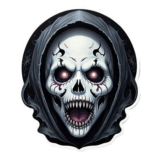 Gothic Skull - UV DTF Sticker - Heat Press Transfer