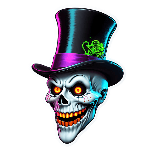 Gothic Skull - UV DTF Sticker - Heat Press Transfer