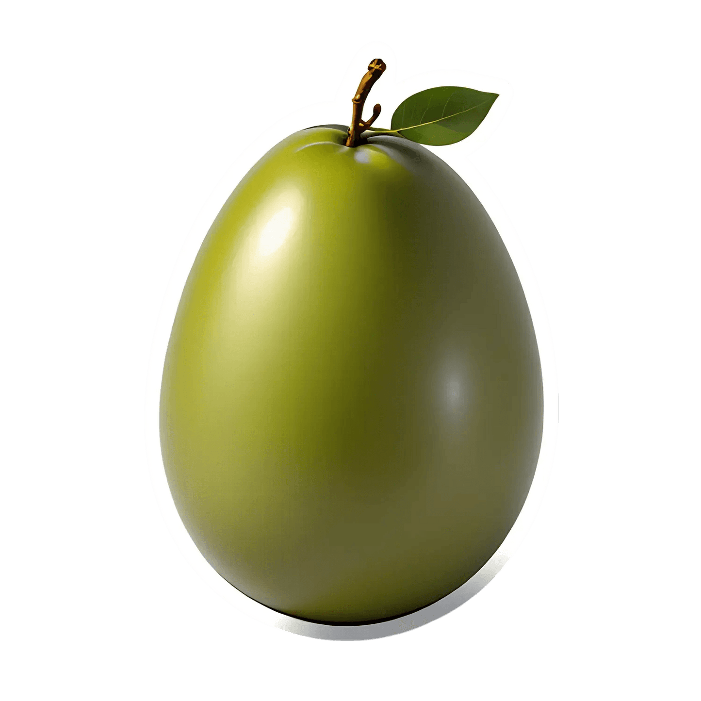 Green Apple Gloss - UV DTF Sticker - Heat Press Transfer