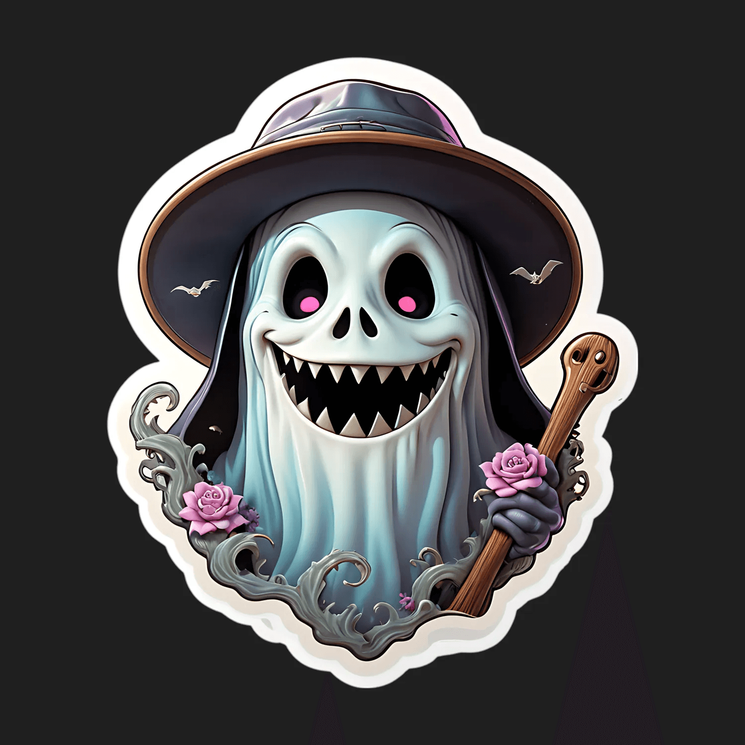 Grim Reaper Fantasy - Sticker - Heat Press Transfer
