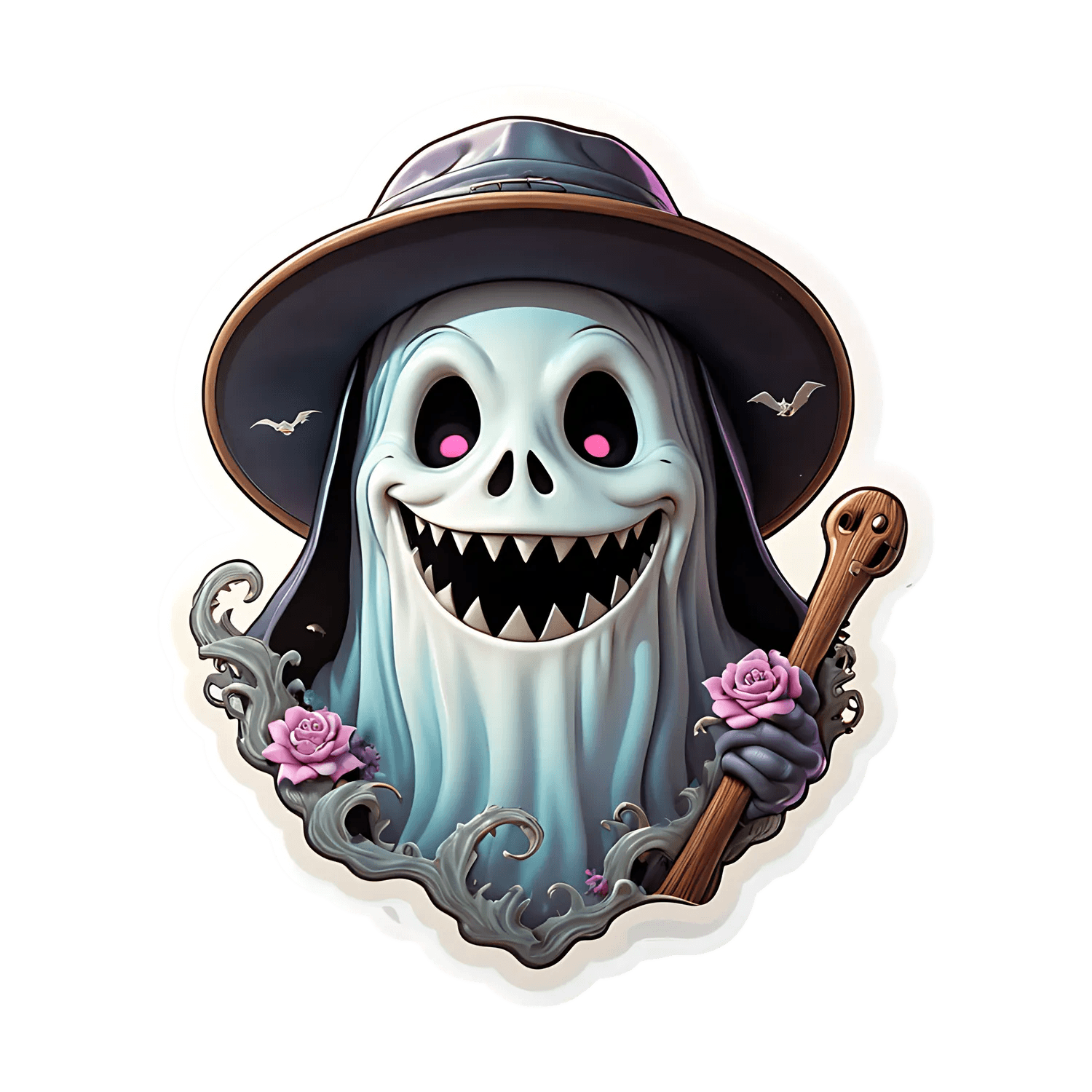 Grim Reaper Fantasy - Sticker - Heat Press Transfer