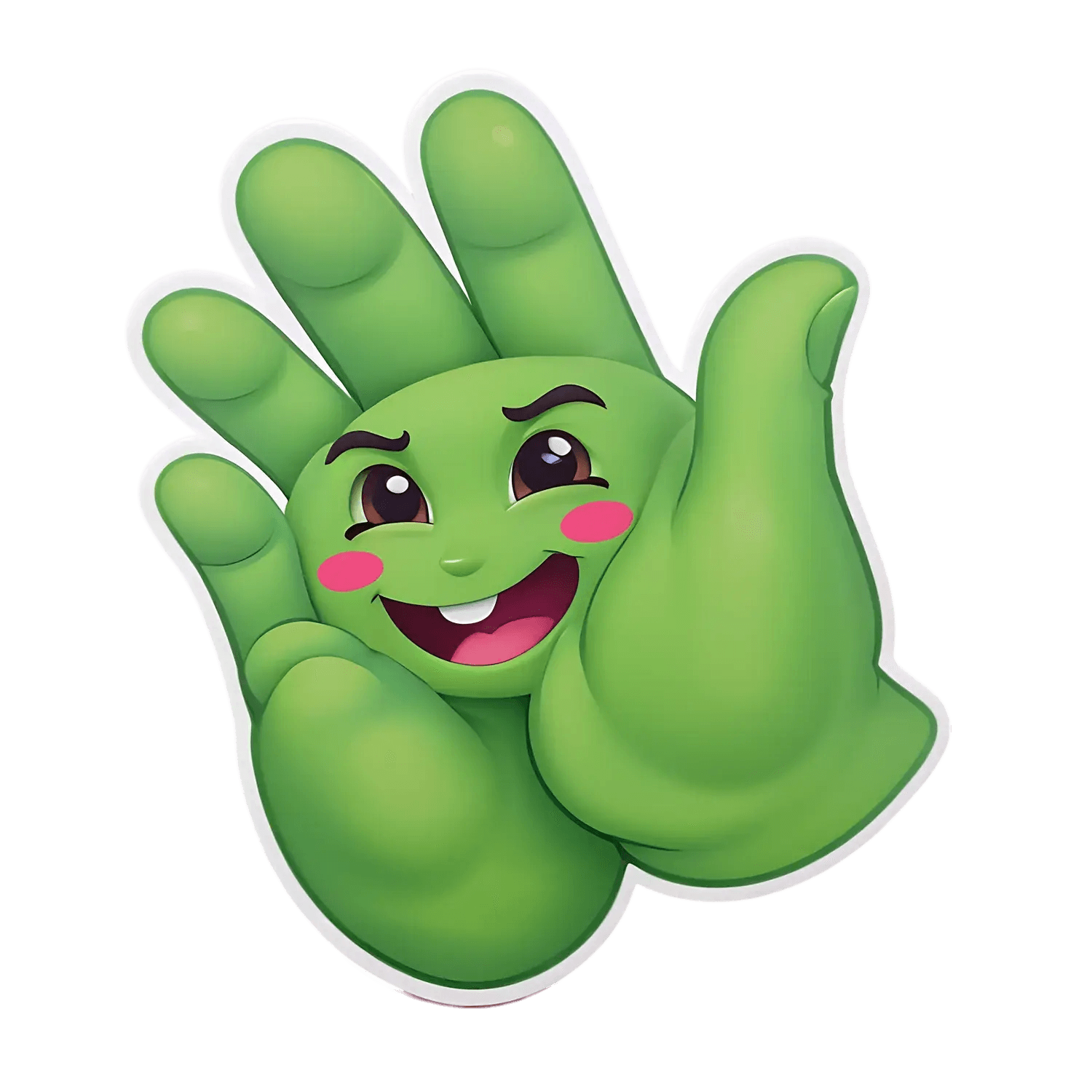 Happy Cactus - UV DTF Sticker - Heat Press Transfer