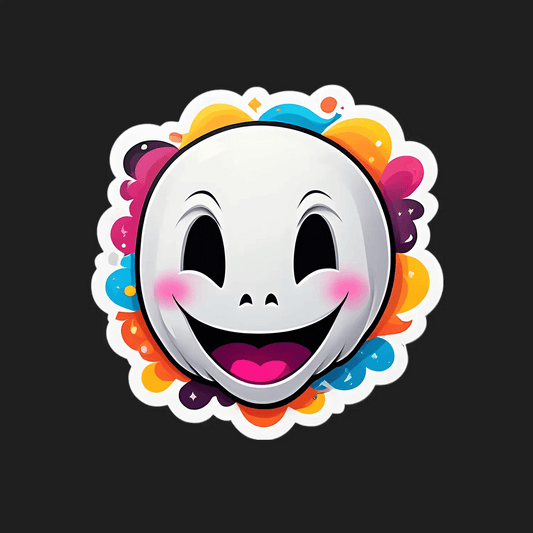 Happy Clown Face - Sticker - Heat Press Transfer
