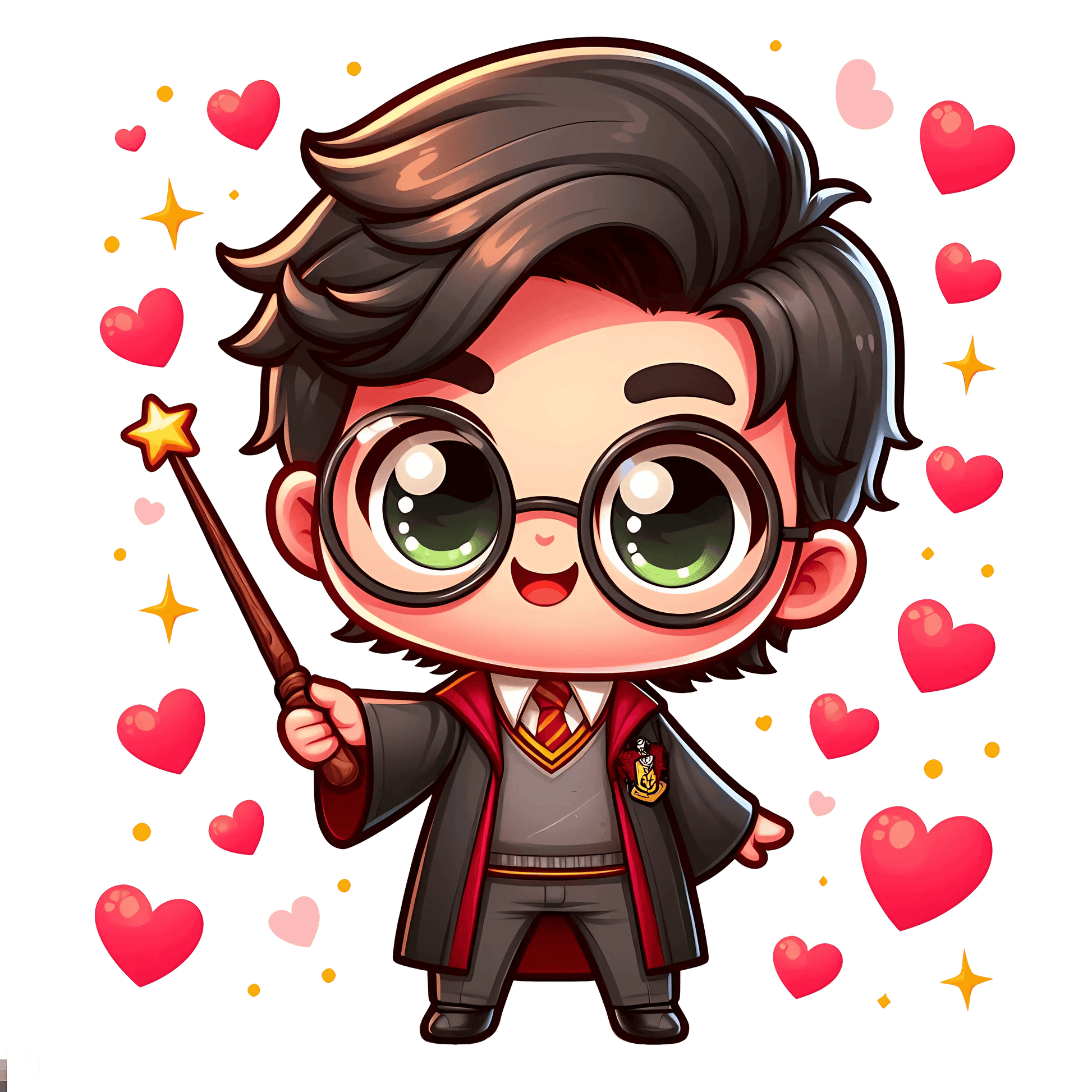 Harry Potter Valentine's Day Design - DTF Ready To Press - Heat Press Transfer