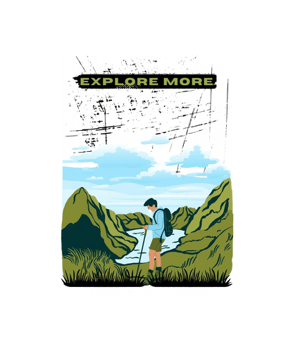 Hiking Therapy - DTF Ready to Press - Heat Press Transfer