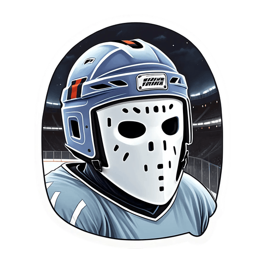 Hockey Goalie Mask Sticker - UV DTF - Heat Press Transfer