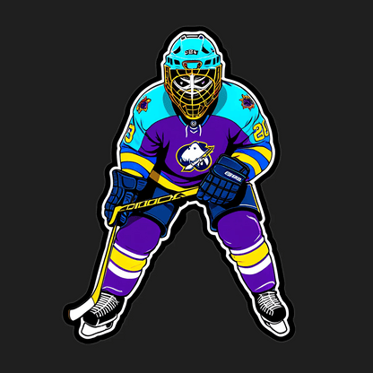 Hockey Goalie UV - Sticker - Heat Press Transfer