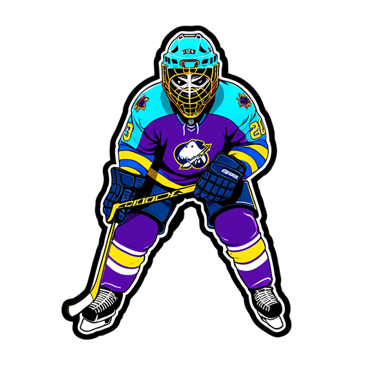 Hockey Goalie UV - Sticker - Heat Press Transfer