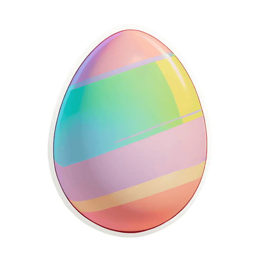 Holographic Egg - Sticker - Heat Press Transfer