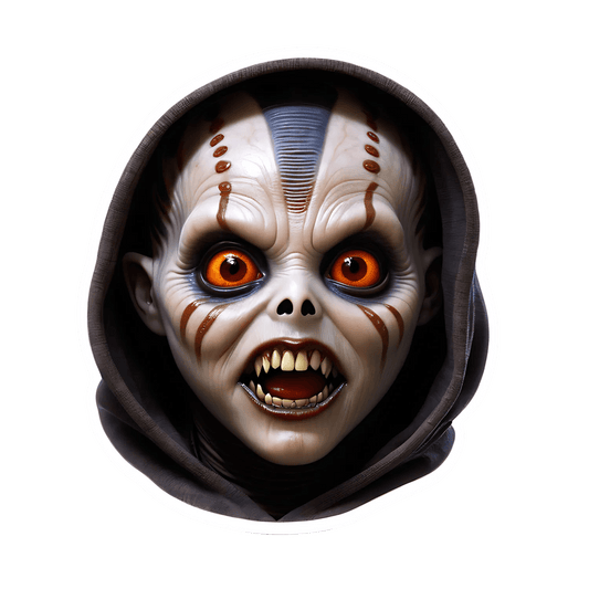 Horror Creature Sticker - Scary Monster Eyes - Heat Press Transfer