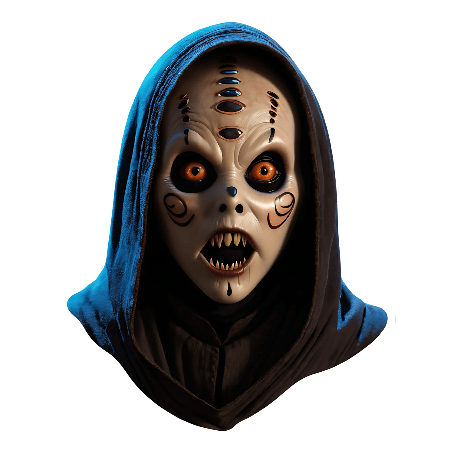Horror Hooded Figure - UV DTF Sticker - Heat Press Transfer