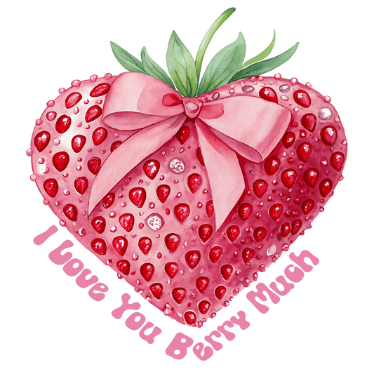 I Love You Berry Much Design | DTF Center - Heat Press Transfer