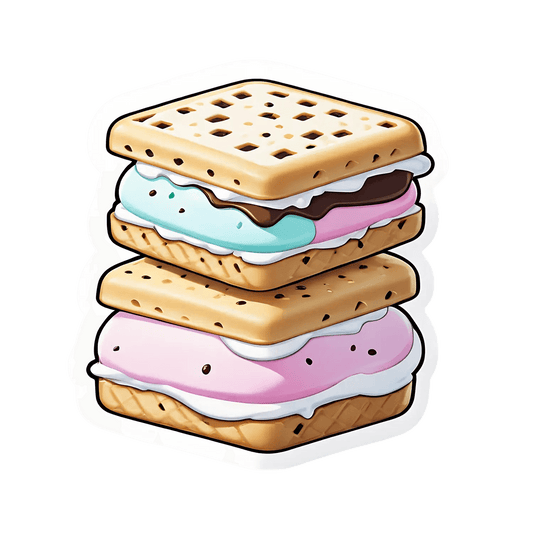 Ice Cream Sandwich - Sticker - Heat Press Transfer