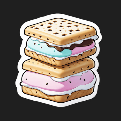 Ice Cream Sandwich - Sticker - Heat Press Transfer