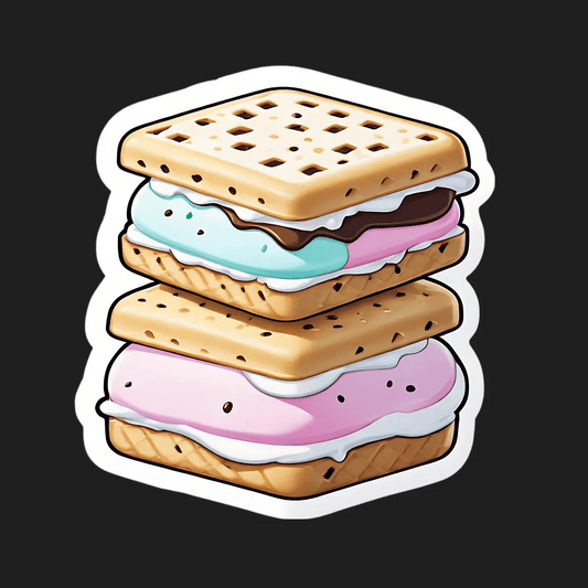 Ice Cream Sandwich - Sticker - Heat Press Transfer