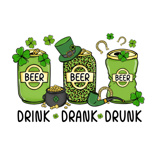 Irish Holiday Design - DTF Ready To Press - Heat Press Transfer