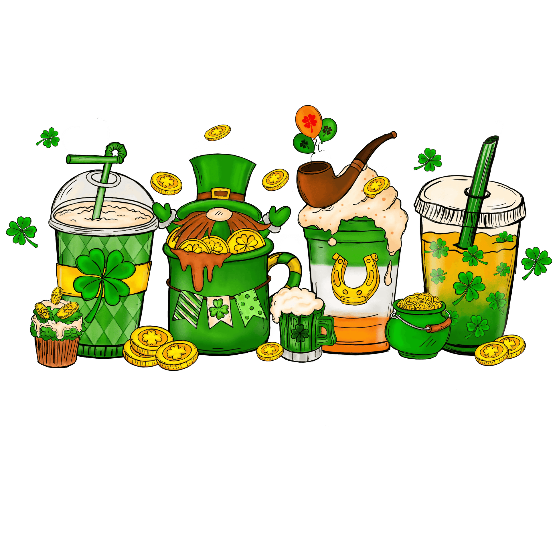 Irish Whiskey Design - DTF Ready To Press - Heat Press Transfer