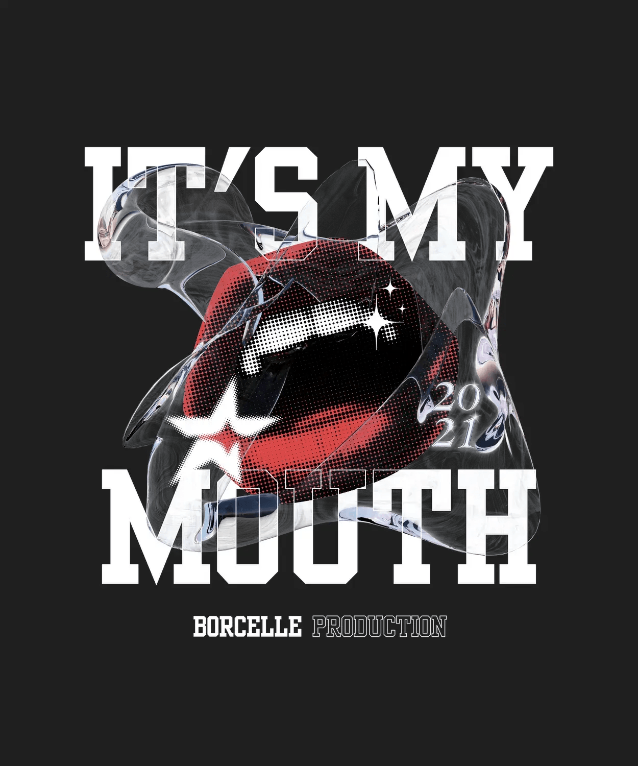 It's My Mouth - DTF Ready to Press - Heat Press Transfer