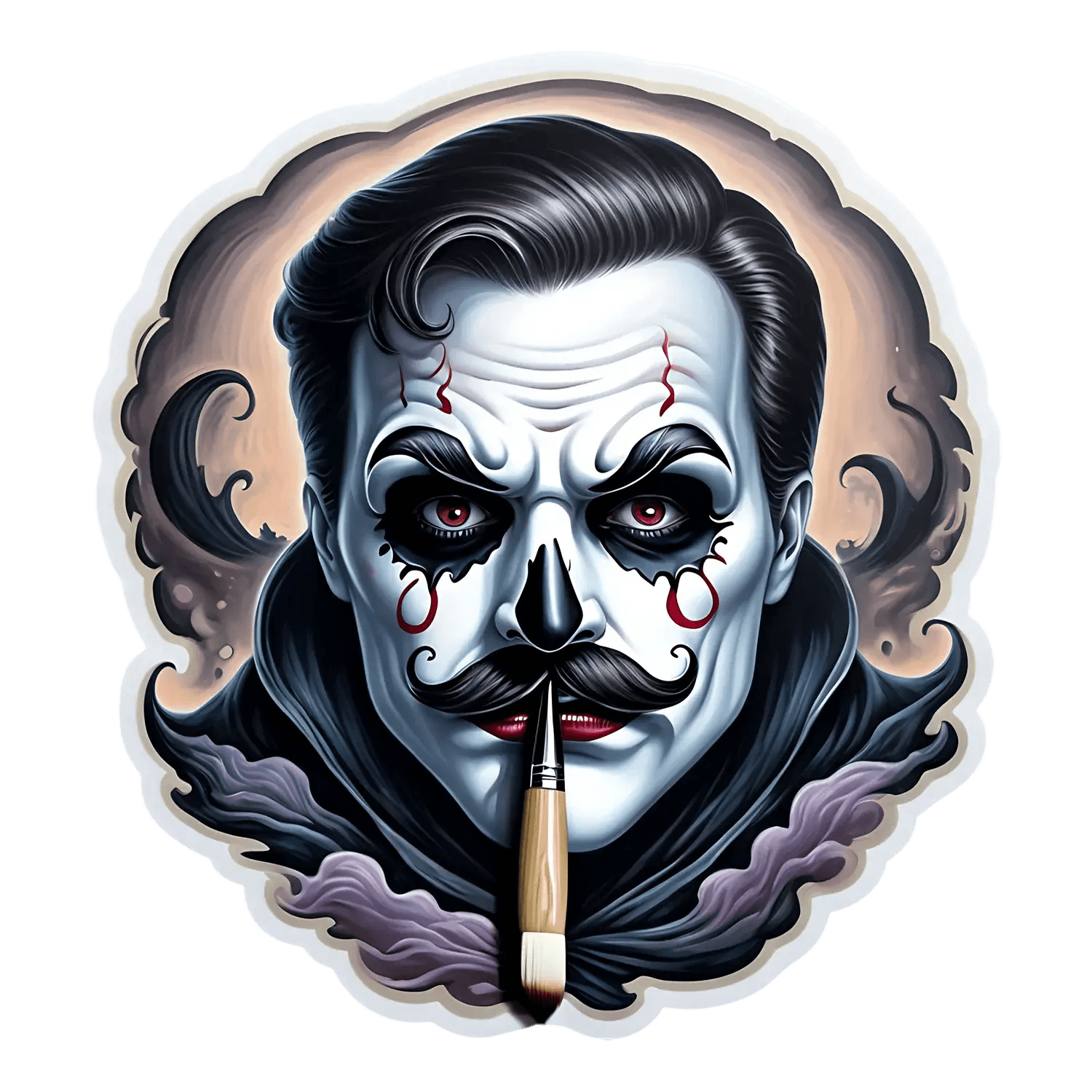 Joker Clown - UV Sticker - Heat Press Transfer