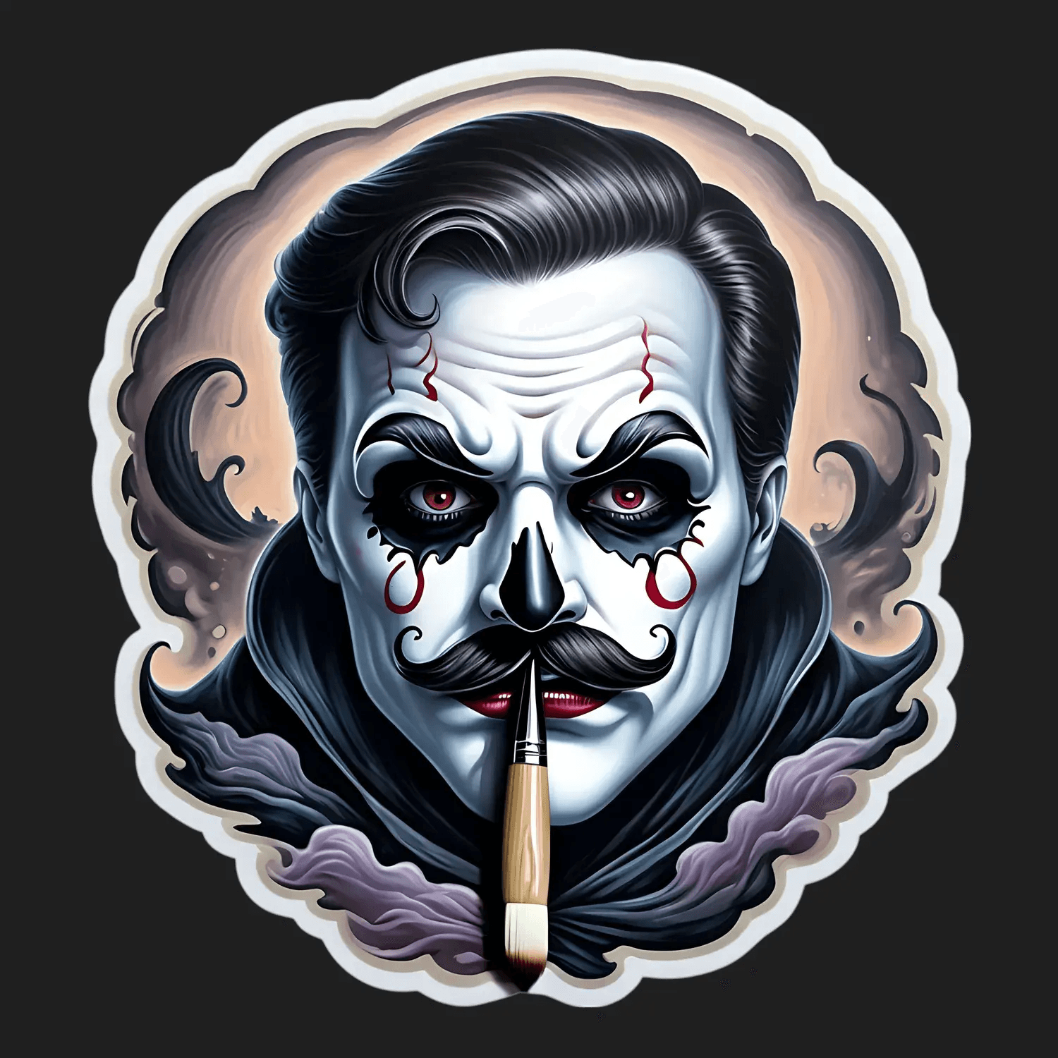 Joker Clown - UV Sticker - Heat Press Transfer