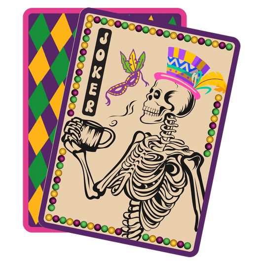 Joker Skeleton - DTF Ready to Press - Heat Press Transfer