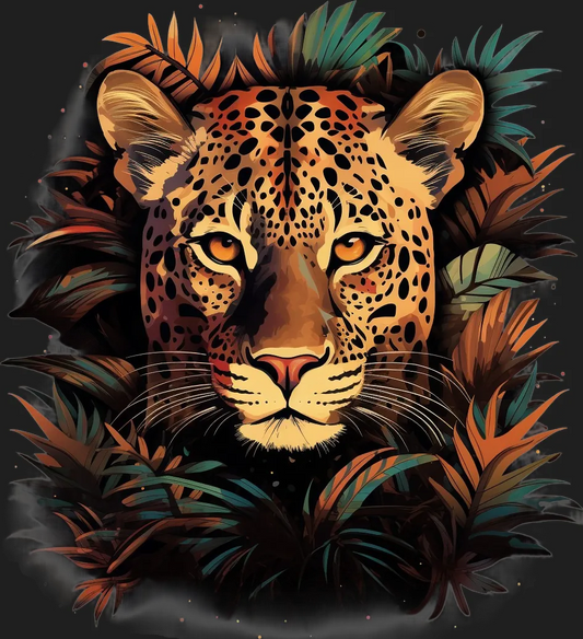 Jungle Leopard - DTF Ready to Press - Heat Press Transfer