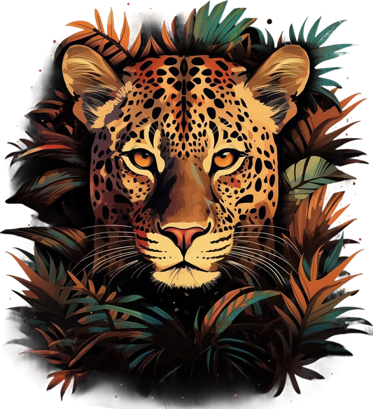 Jungle Leopard - DTF Ready to Press - Heat Press Transfer