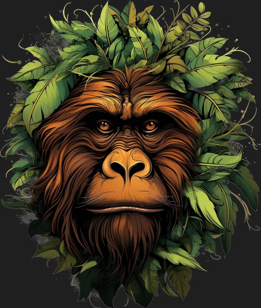 Jungle Orangutan - DTF Ready to Press - Heat Press Transfer