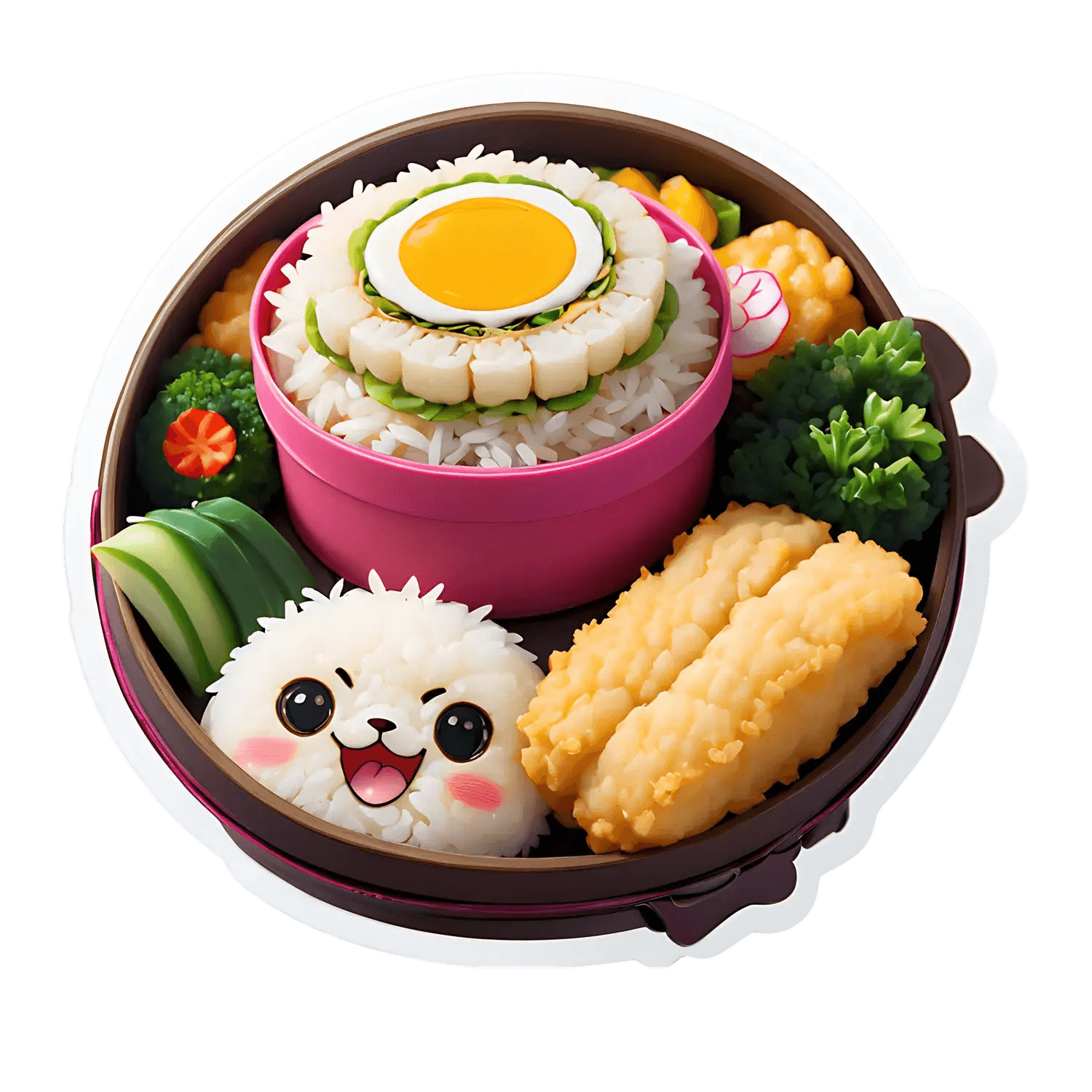 Kawaii Bento Box - Sticker - Heat Press Transfer