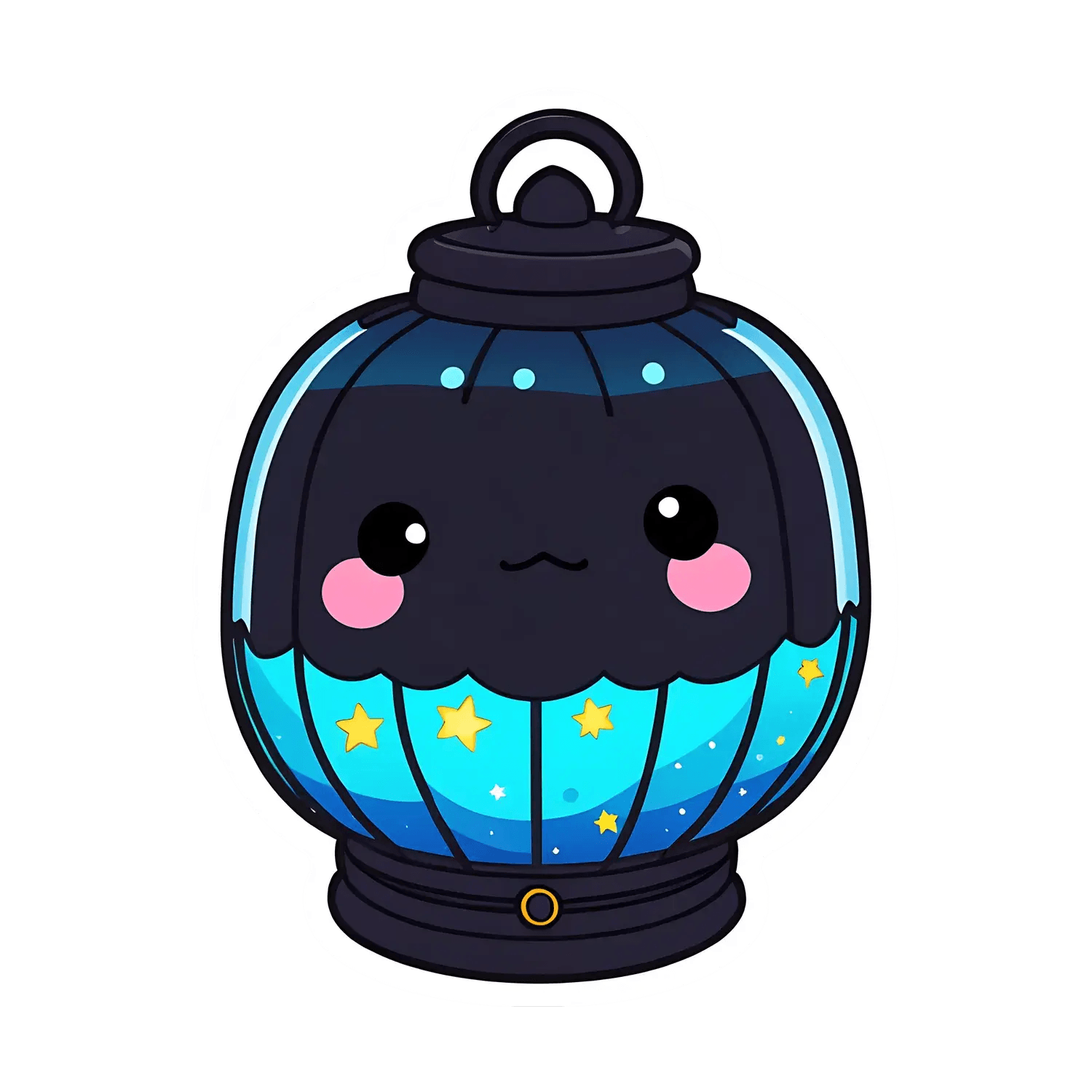 Kawaii Lantern - Sticker - Heat Press Transfer