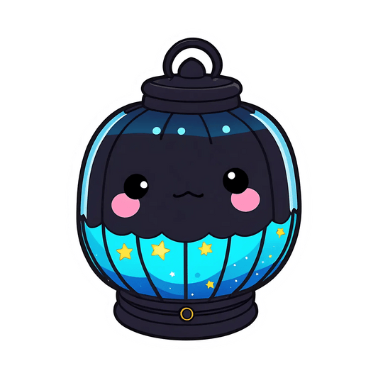 Kawaii Lantern - Sticker - Heat Press Transfer