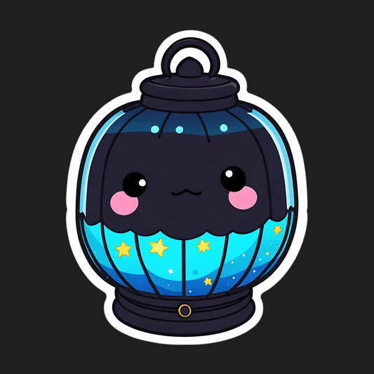 Kawaii Lantern - Sticker - Heat Press Transfer