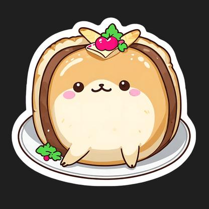 Kawaii Pancake Sticker - Cute UV DTF - Heat Press Transfer