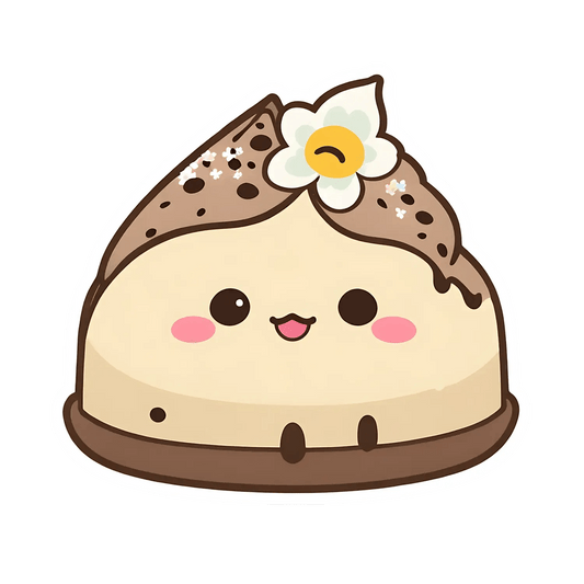 Kawaii Pudding - UV Sticker - Heat Press Transfer