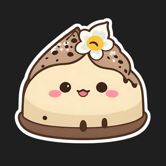 Kawaii Pudding - UV Sticker - Heat Press Transfer