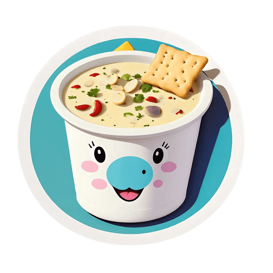 Kawaii Soup Bowl - Sticker - Heat Press Transfer