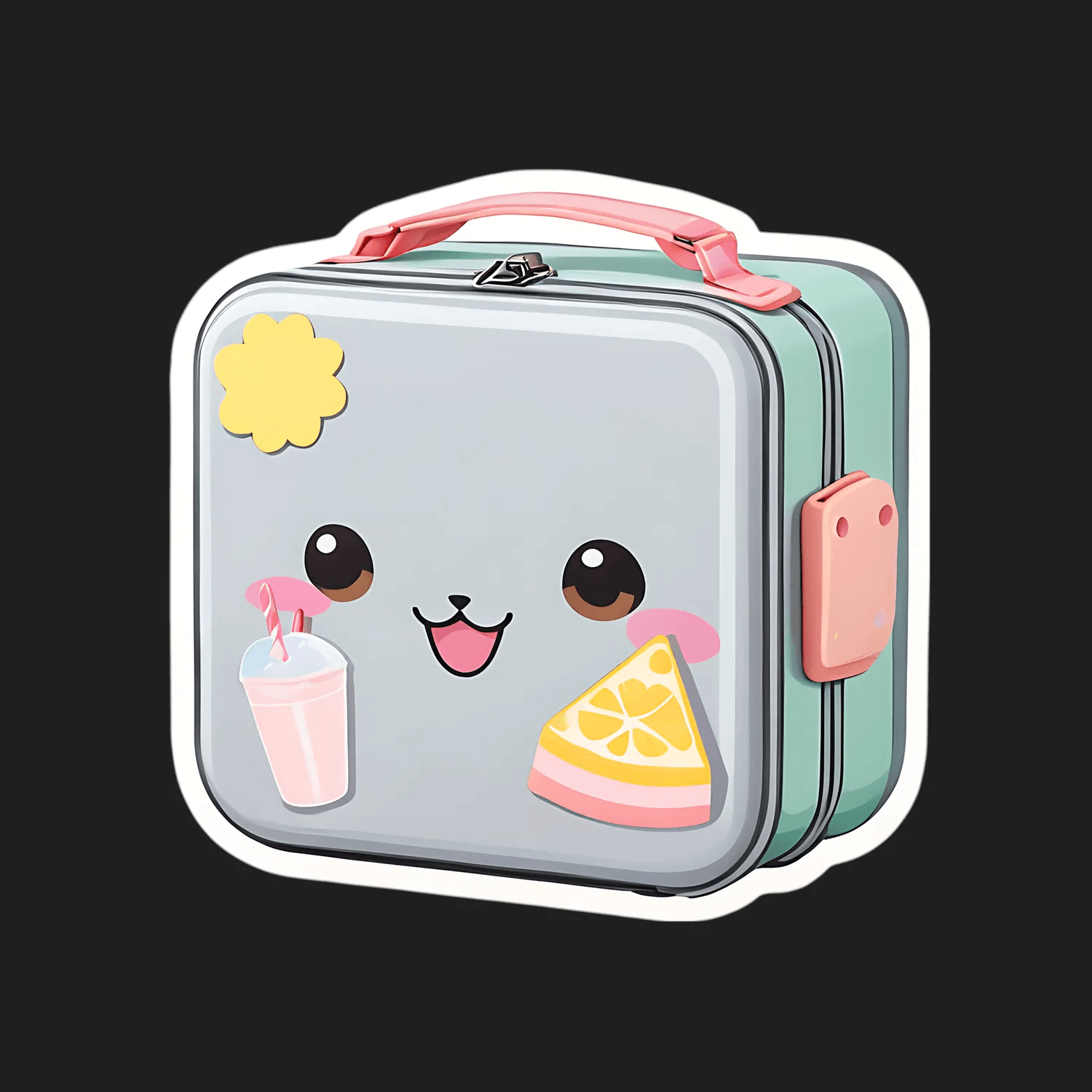 Kawaii Lunchbox - Cute Sticker - Heat Press Transfer