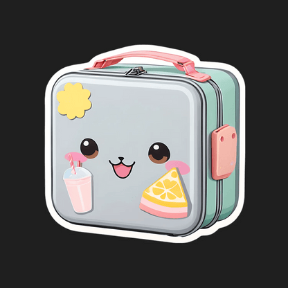 Kawaii Lunchbox - Cute Sticker - Heat Press Transfer