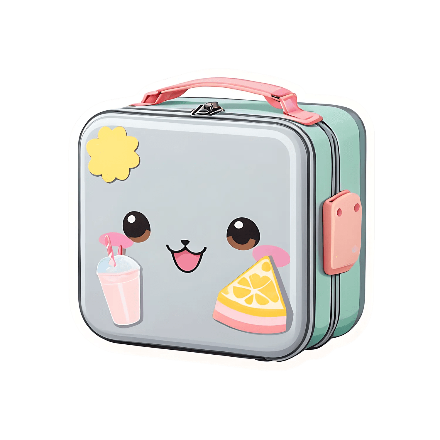 Kawaii Lunchbox - Cute Sticker - Heat Press Transfer