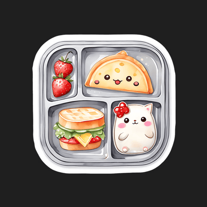 Kawaii Lunchbox - Sticker - Heat Press Transfer