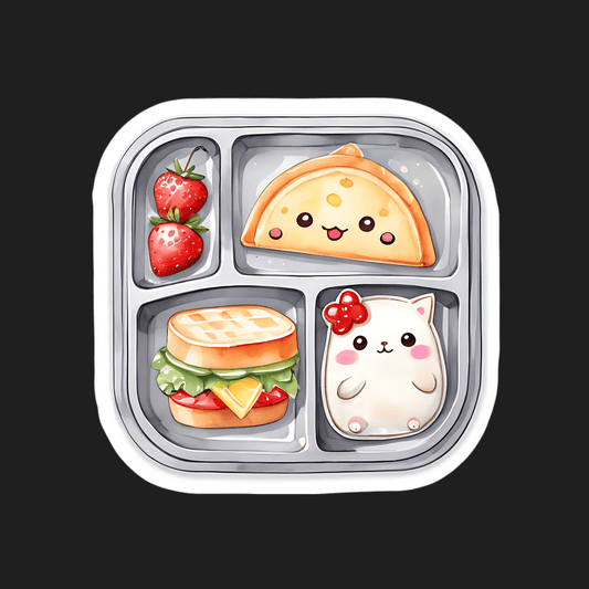 Kawaii Lunchbox - Sticker - Heat Press Transfer
